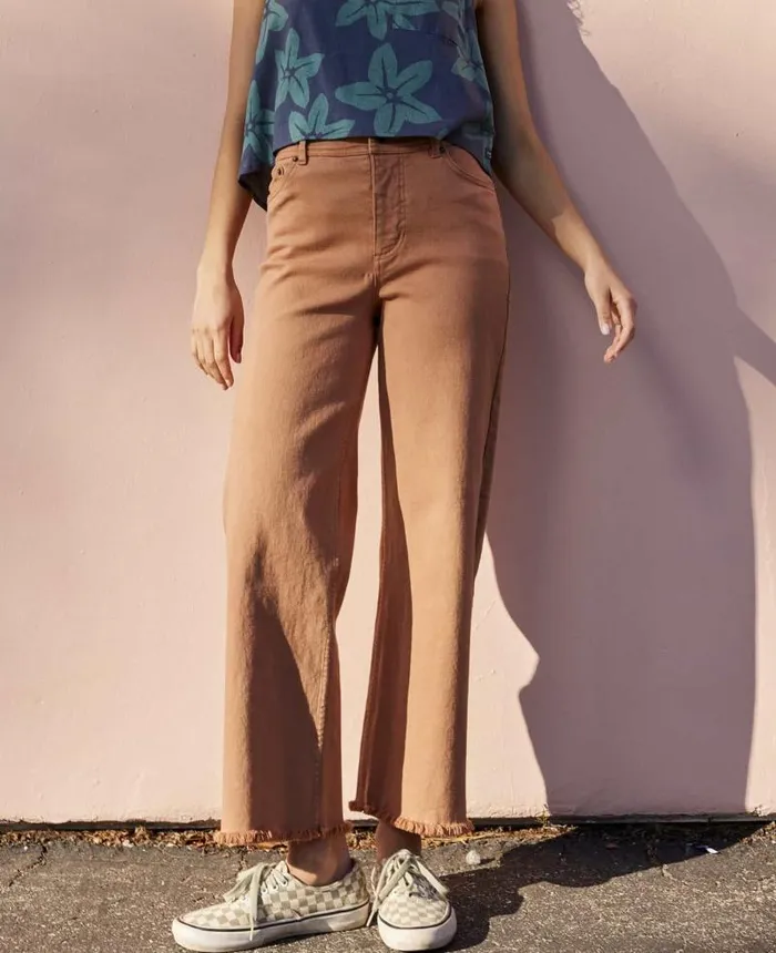 Women Pants Toad and Co Balsam Seeded Cutoff Pant Hazel