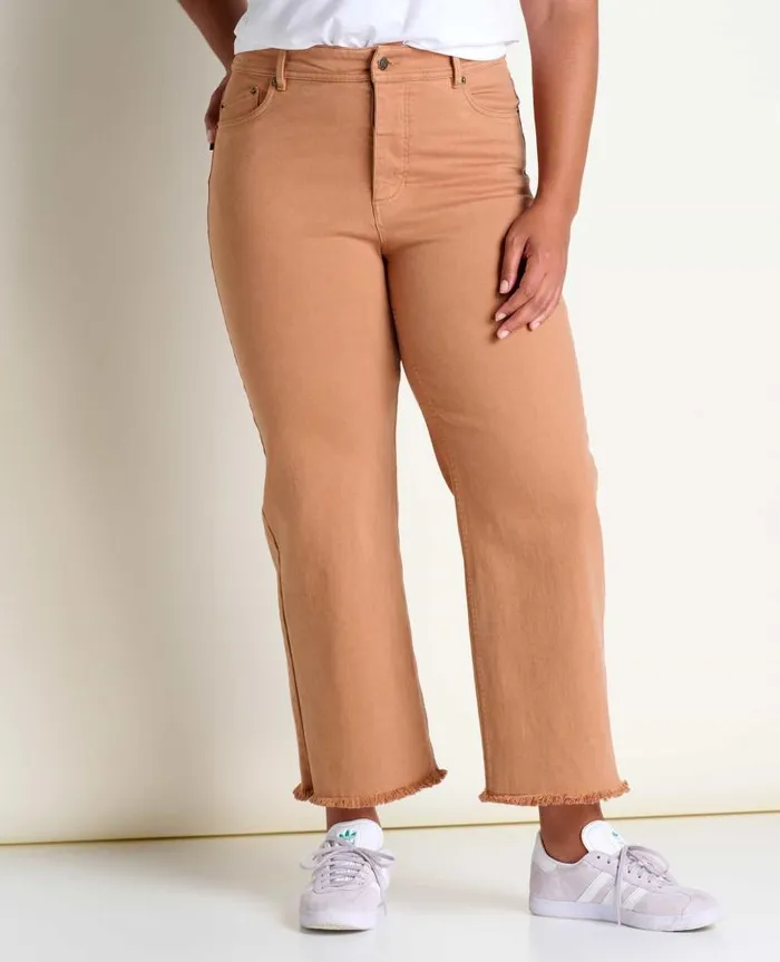 Women Pants Toad and Co Balsam Seeded Cutoff Pant Hazel