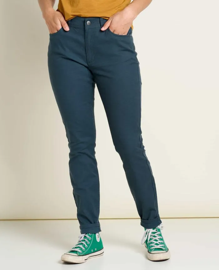 Women Pants Toad and Co Earthworks 5 Pocket Skinny Pant Midnight