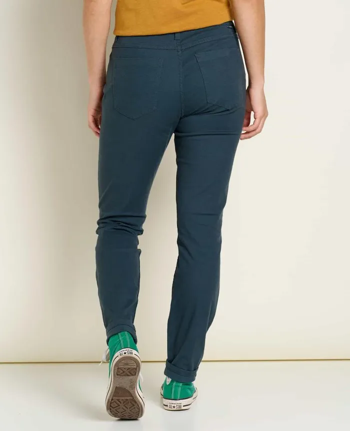 Women Pants Toad and Co Earthworks 5 Pocket Skinny Pant Midnight