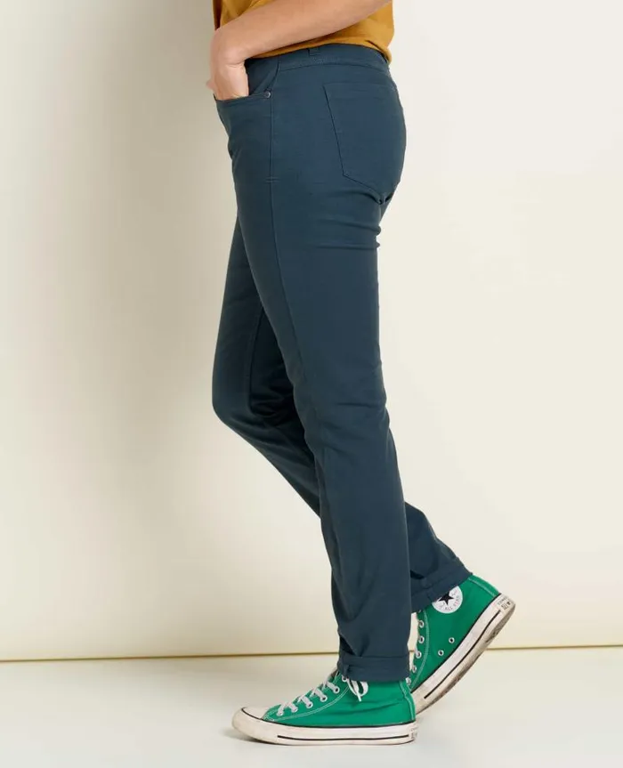Women Pants Toad and Co Earthworks 5 Pocket Skinny Pant Midnight