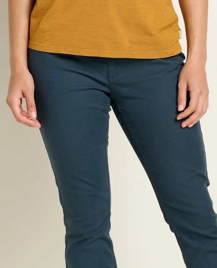 Women Pants Toad and Co Earthworks 5 Pocket Skinny Pant Midnight