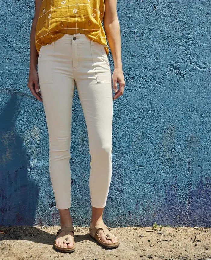 Women Pants Toad and Co Earthworks Ankle Pant Salt