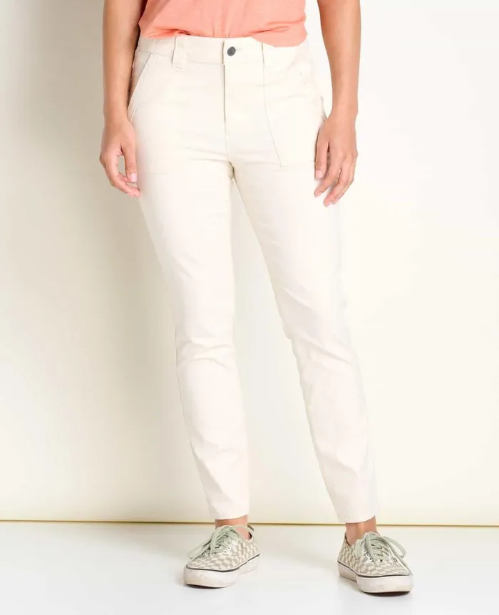 Women Pants Toad and Co Earthworks Ankle Pant Salt