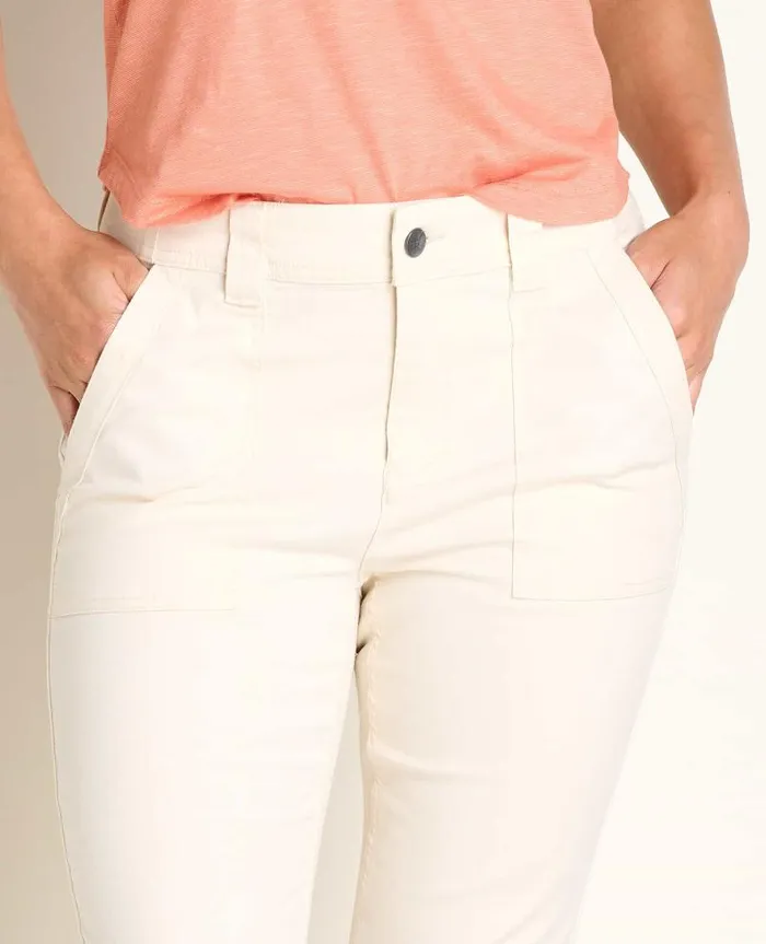 Women Pants Toad and Co Earthworks Ankle Pant Salt