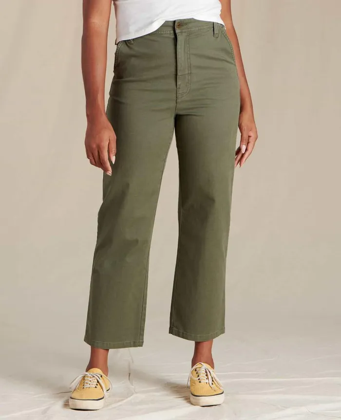 Women Pants Toad and Co Earthworks High Rise Pant Beetle