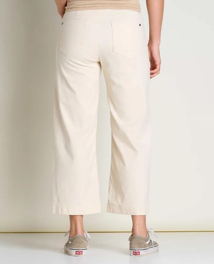 Women Pants Toad and Co Earthworks Wide Leg Pant Salt