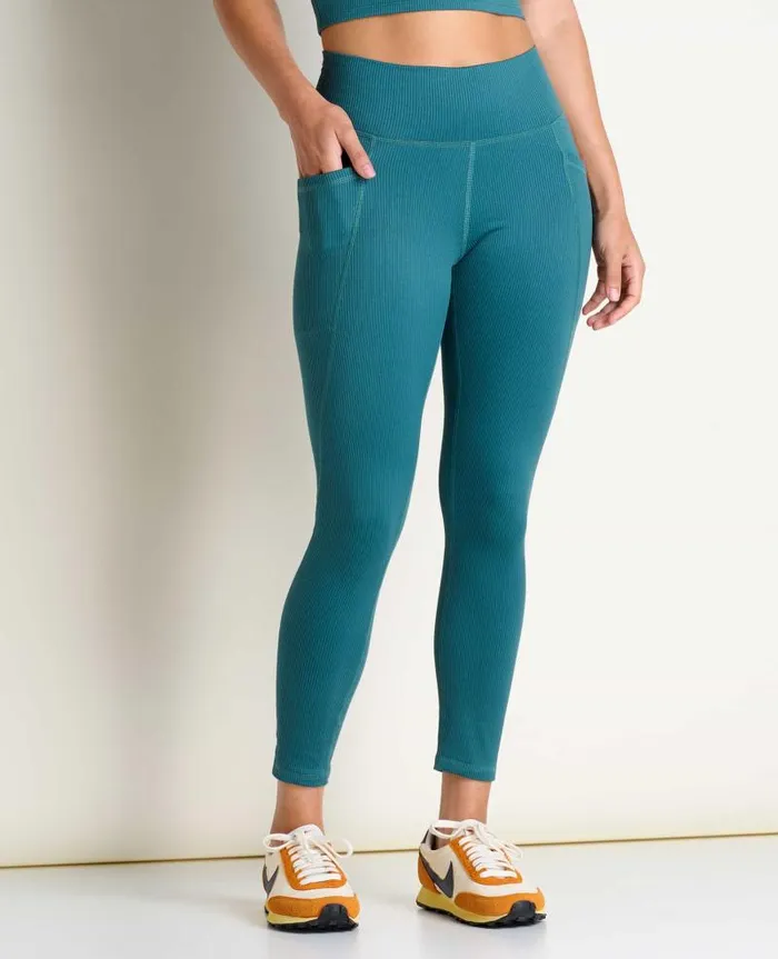 Women Pants Toad and Co Suntrail 78 Tight Silver Pine