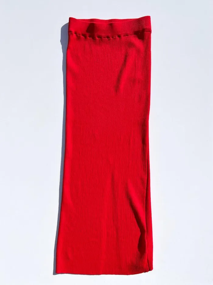 Women Paris Knit Midi Skirt Cherry Lisa Says Gah Bottoms Women Paris Knit Midi Skirt Cherry Lisa Says Gah Bottoms