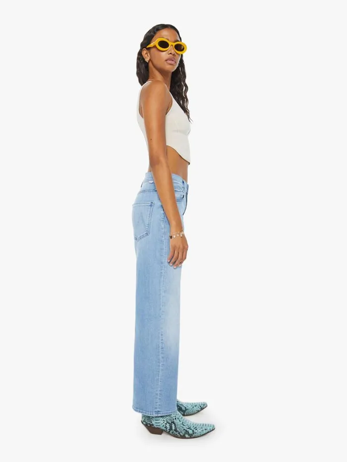 Women Relaxed Mother Denim The Dodger Flood Wash All Over The Map Women Relaxed Mother Denim The Dodger Flood Wash All Over The Map