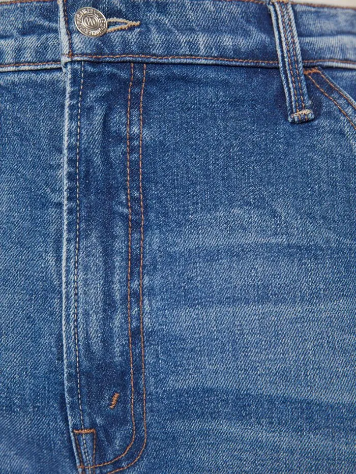 Women Relaxed Mother Denim The Stud Finder Sneak Wash Dream Team