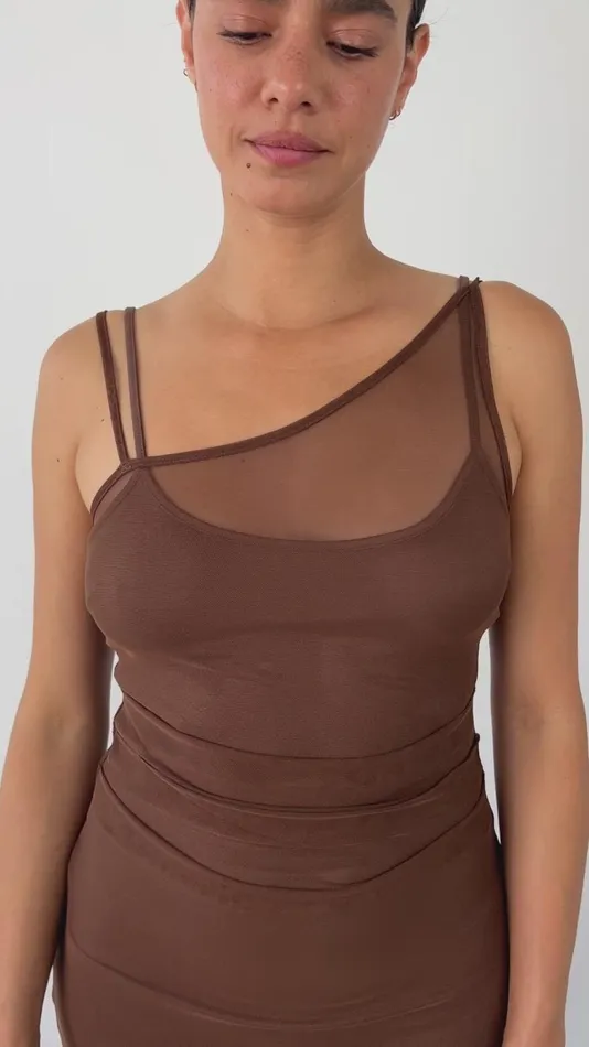 Women Reversible Mesh Dress Desert Palm Lisa Says Gah Dresses