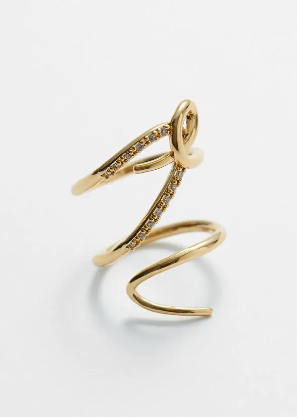 Women Rings and Other Stories 18Karat Gold Plated Delicate Ring Gold