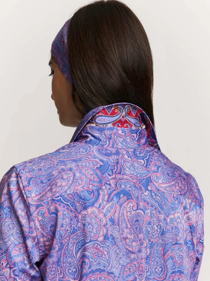 Women Robert Graham Tops Priscilla Shirt Blue