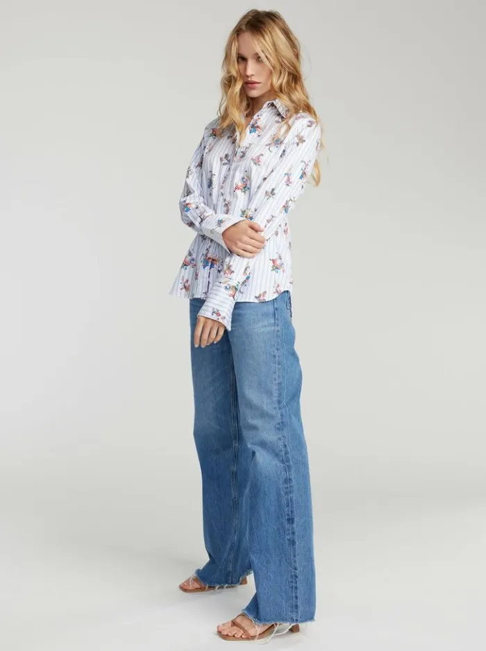 Women Robert Graham Tops Priscilla Shirt Multi