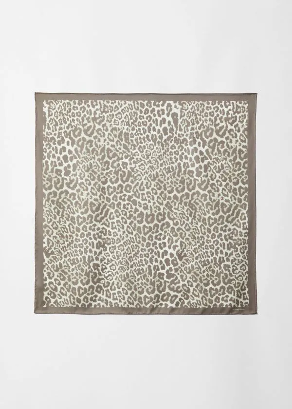 Women Scarves and Other Stories LeopardPrint Scarf Leopard