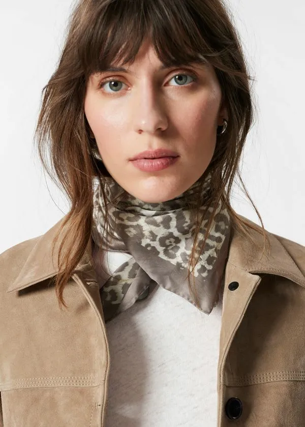 Women Scarves and Other Stories LeopardPrint Scarf Leopard