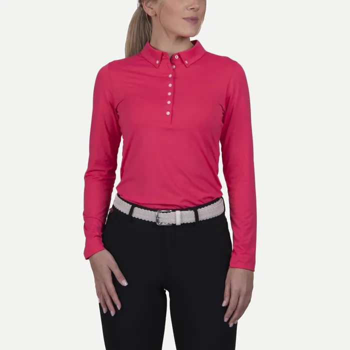 Women Scotscraig Polo LS Azalea KJUS Polos