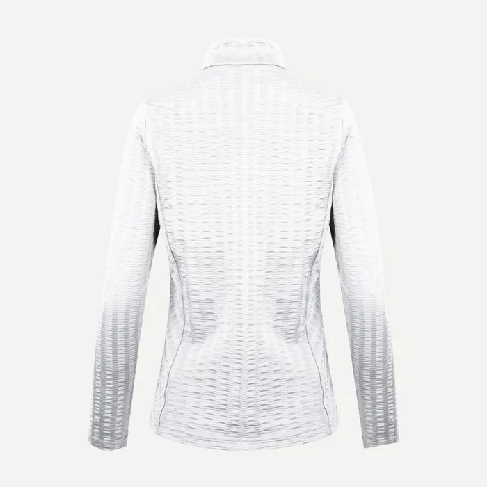 Women Sense HalfZip White KJUS Midlayers and Sweaters