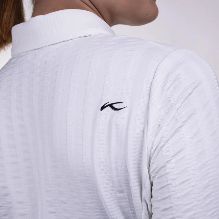 Women Sense HalfZip White KJUS Midlayers and Sweaters