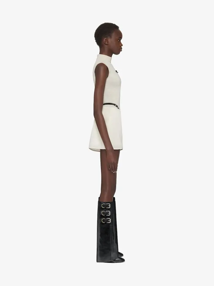 Women Shark Lock Givenchy Shark Lock Buckles Boots In Leather Black Women Shark Lock Givenchy Shark Lock Buckles Boots In Leather Black