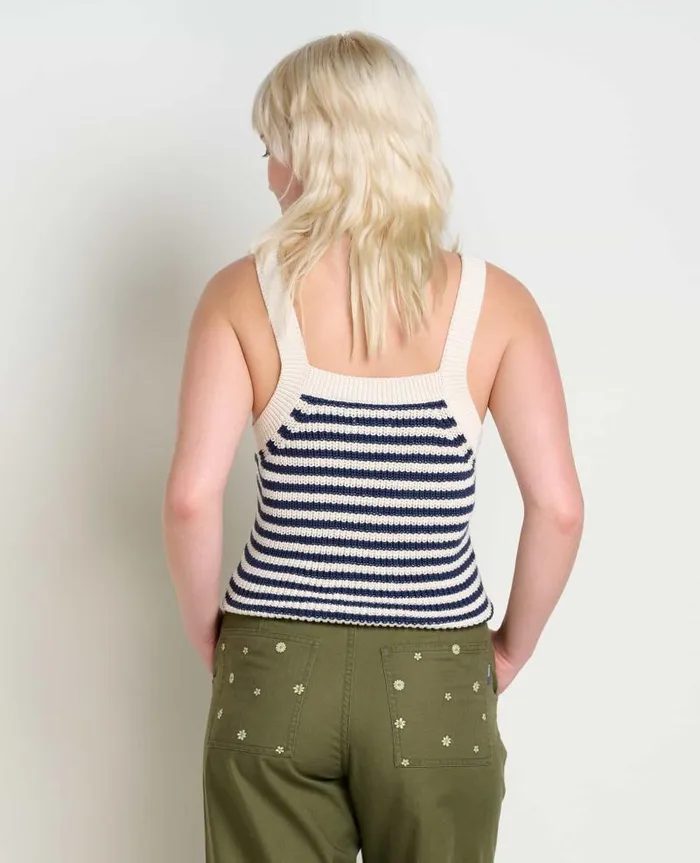 Women Shirts and Tops Toad and Co Bianca Tank True Navy Stripe