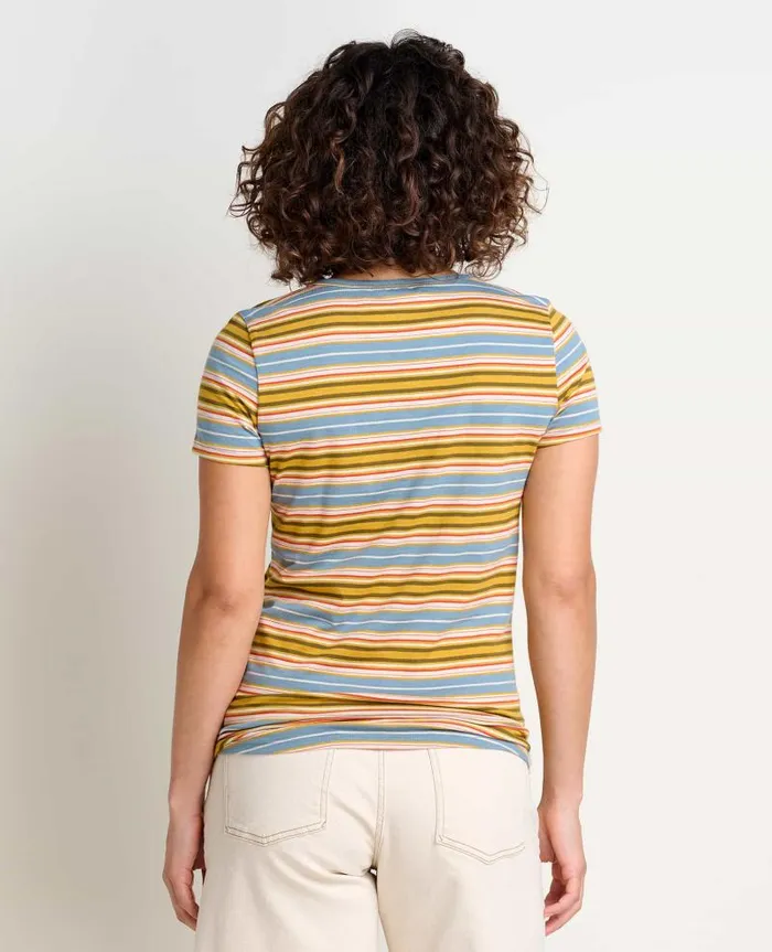 Women Shirts and Tops Toad and Co Marley II Short Sleeve Tee North Shore Multi Stripe