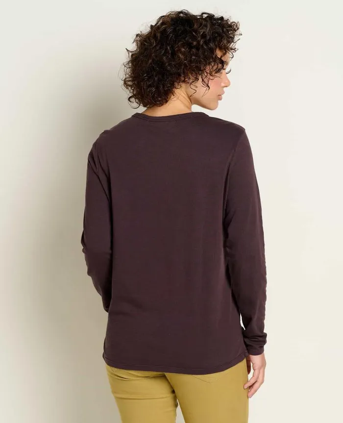 Women Shirts and Tops Toad and Co Primo Long Sleeve Crew Carob