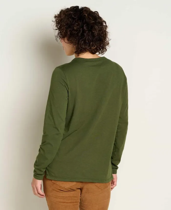 Women Shirts and Tops Toad and Co Primo Long Sleeve Crew Chive
