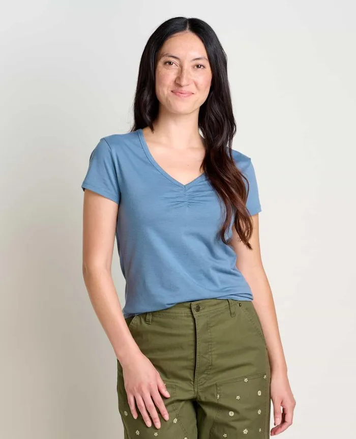 Women Shirts and Tops Toad and Co Rose Short Sleeve Tee High Tide