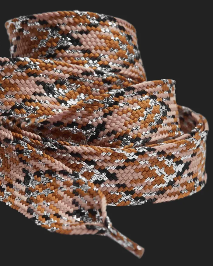 Women Shoelaces Multi Beige Laces P448 Women Shoelaces Multi Beige Laces P448