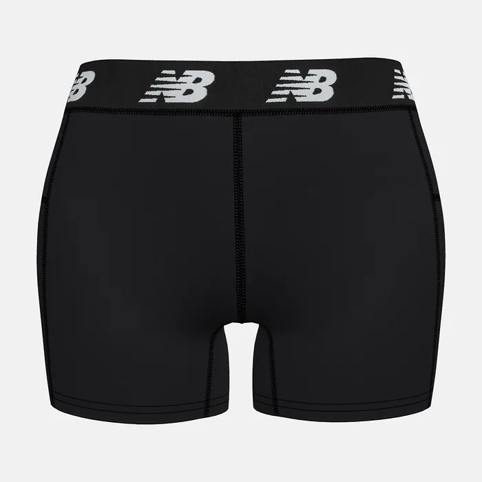 Women Shorts New Balance W Baselayer Short TEAM BLACK