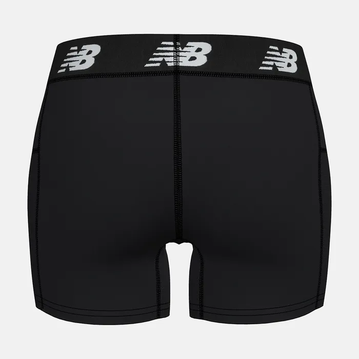 Women Shorts New Balance W Baselayer Short TEAM BLACK