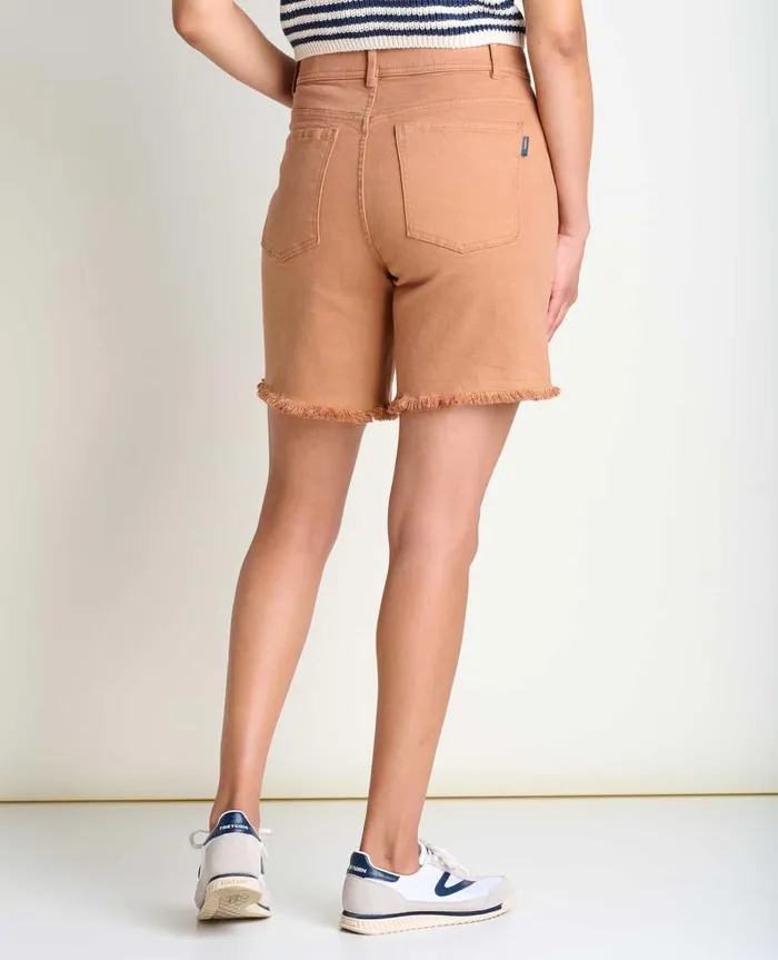Women Shorts Toad and Co Balsam Seeded Cutoff Short Hazel
