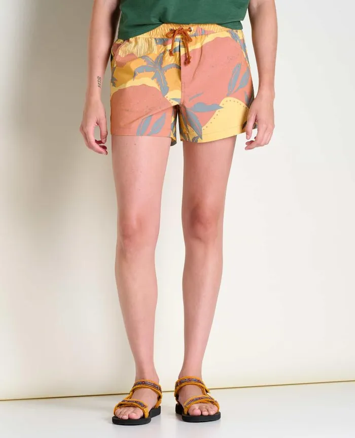 Women Shorts Toad and Co Boundless Short Umber Scenic Print