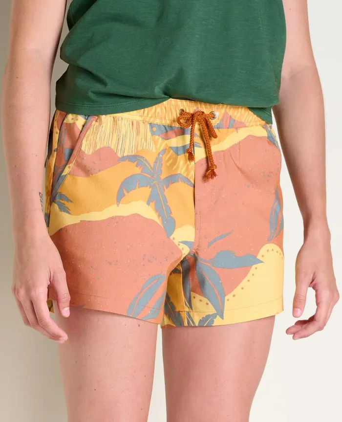 Women Shorts Toad and Co Boundless Short Umber Scenic Print