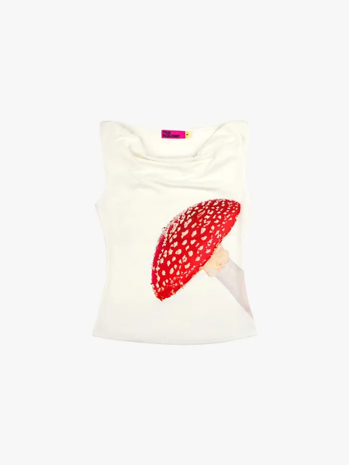 Women Simone Top Mushroom Lisa Says Gah Sleeveless Tops