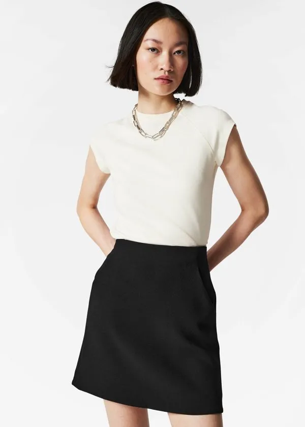 Women Skirts and Other Stories ALine Mini Skirt Black