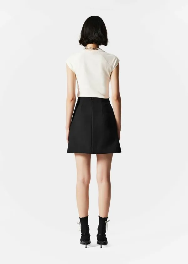 Women Skirts and Other Stories ALine Mini Skirt Black
