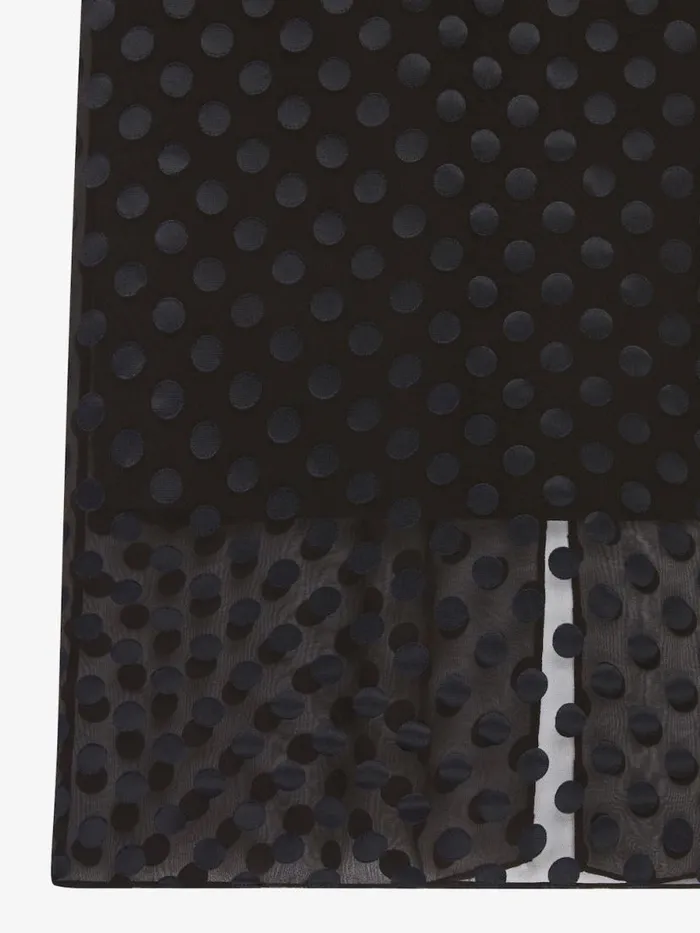 Women Skirts Givenchy Skirt In Polka Dots Dvor Satin Black