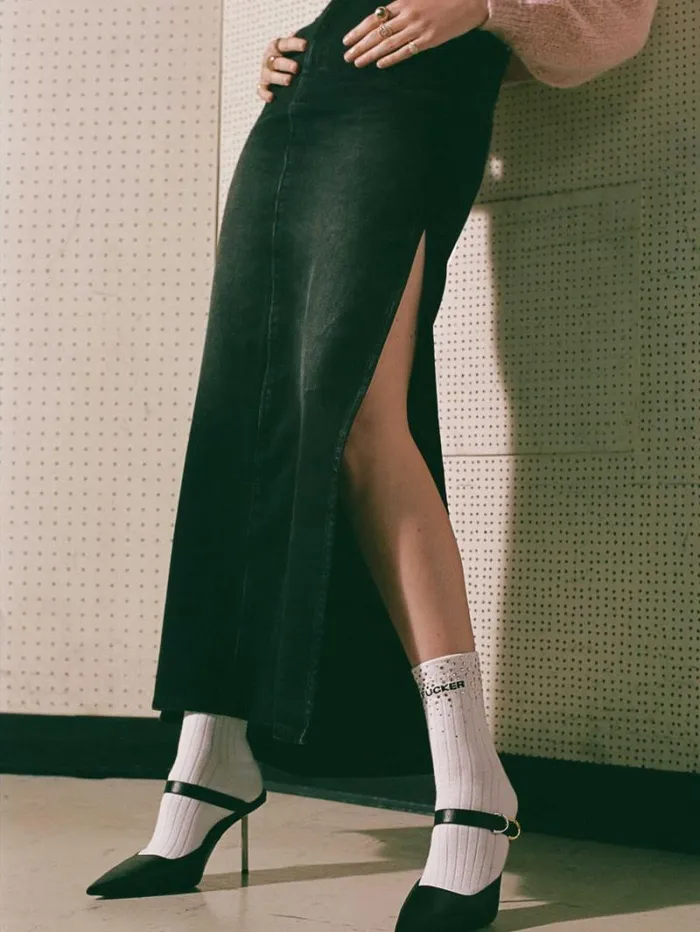 Women Skirts Mother Denim Snacks The Fun Dip Slice Maxi Skirt Late Night Lick Women Skirts Mother Denim Snacks The Fun Dip Slice Maxi Skirt Late Night Lick