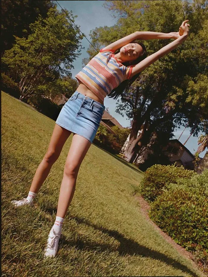 Women Skirts Mother Denim The Vagabond Mini Skirt One Last Trip