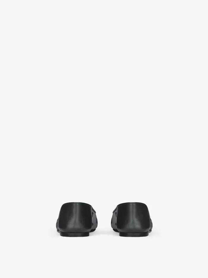 Women Slides and Sandals Givenchy Ballerina In 4G Mesh Black Women Slides and Sandals Givenchy Ballerina In 4G Mesh Black