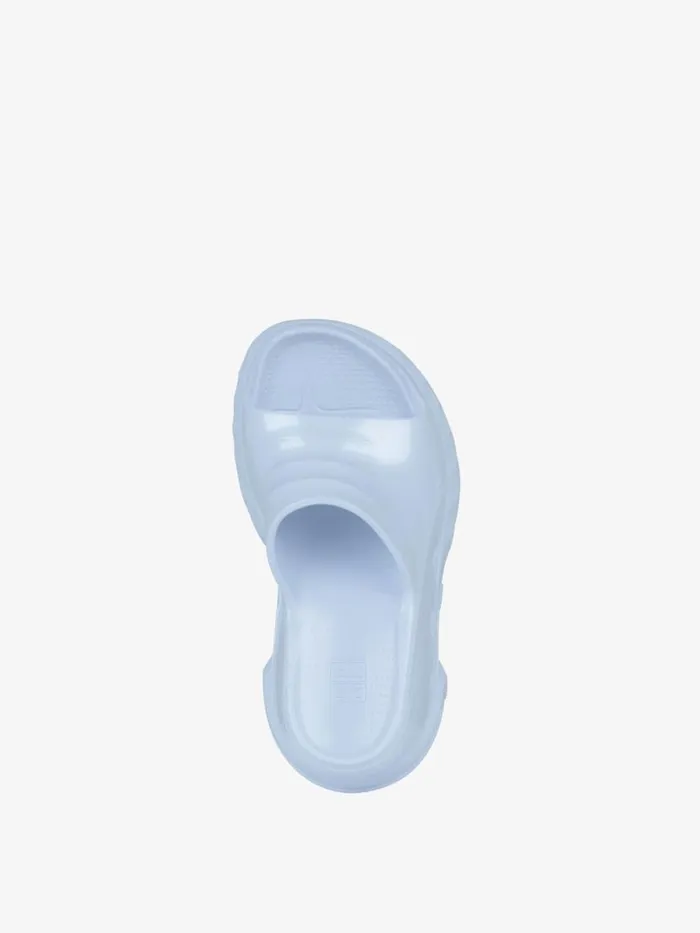 Women Slides and Sandals Givenchy Marshmallow Wedge Sandals In Rubber Cloud Blue Women Slides and Sandals Givenchy Marshmallow Wedge Sandals In Rubber Cloud Blue