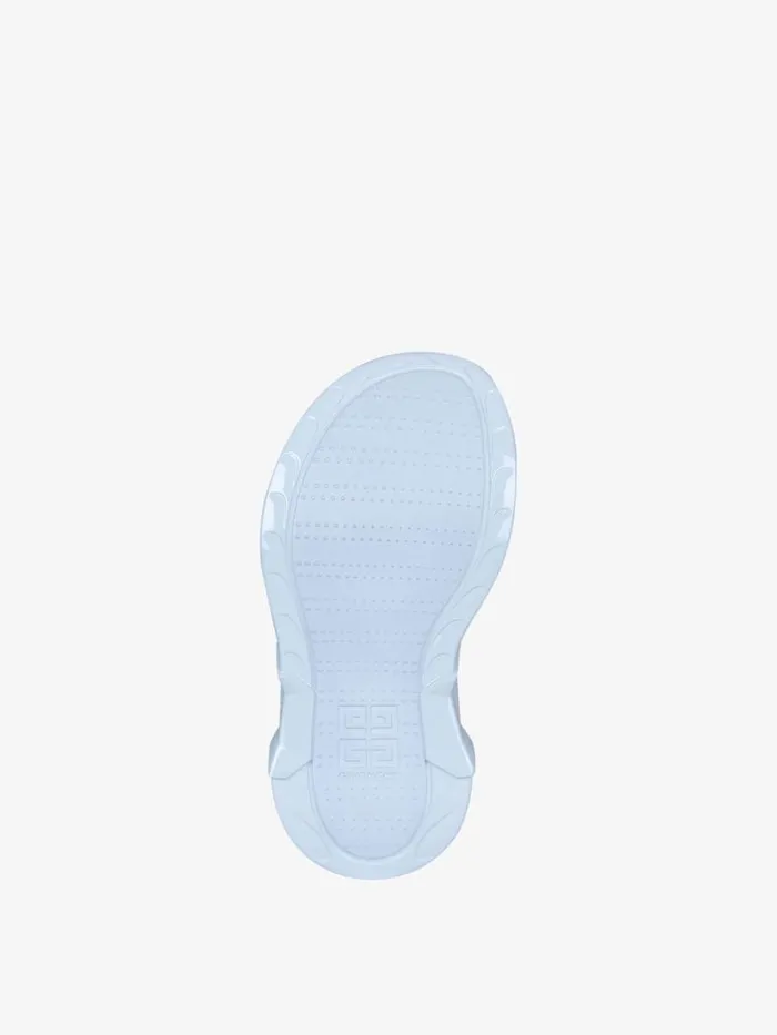 Women Slides and Sandals Givenchy Marshmallow Wedge Sandals In Rubber Cloud Blue Women Slides and Sandals Givenchy Marshmallow Wedge Sandals In Rubber Cloud Blue