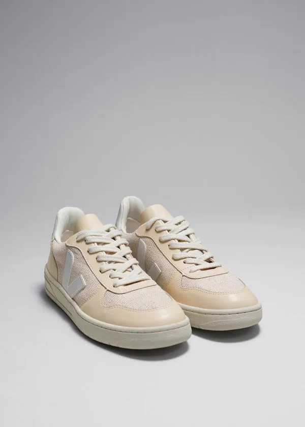 Women Sneakers and Other Stories Veja V10 Sneakers Cream