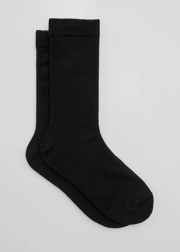 Women Socks and Tights and Other Stories 2Pack Socks Black