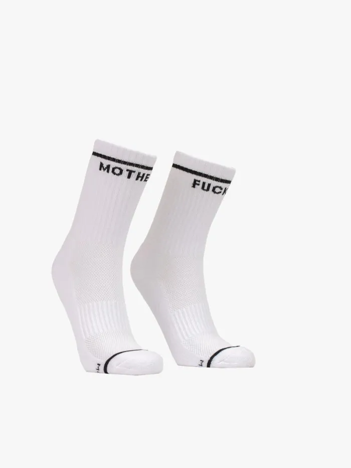 Women Socks Mother Denim Baby Steps Women039s Mother Fuckerwhite