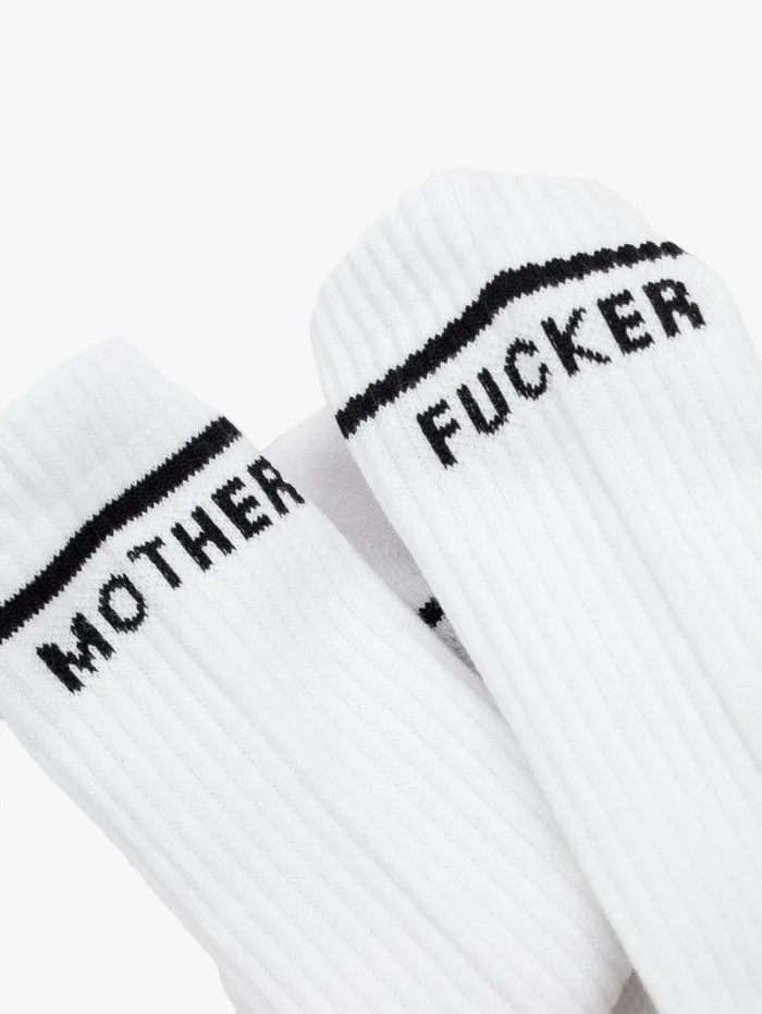 Women Socks Mother Denim Baby Steps Women039s Mother Fuckerwhite