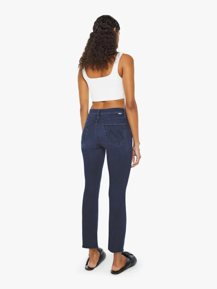 Women Straight Mother Denim The Mid Rise Dazzler Ankle Wash Chip On My Shoulder Women Straight Mother Denim The Mid Rise Dazzler Ankle Wash Chip On My Shoulder